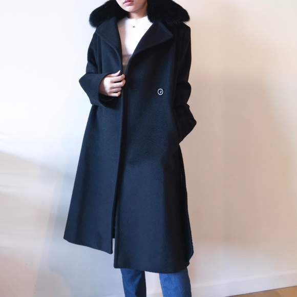 🆕 MaxMara Studio 100% Camel belt Coat - Picture 6 of 10